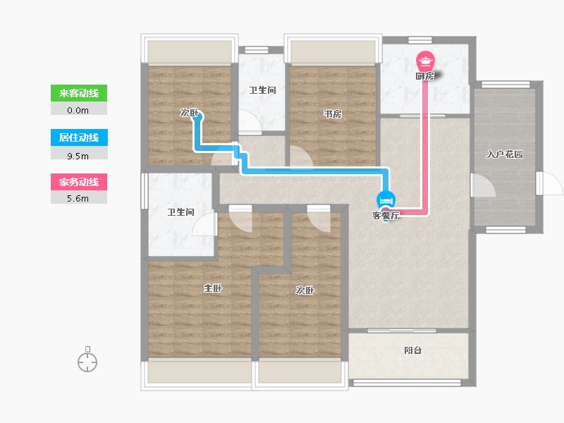 广东省-深圳市-南洋花园-110.37-户型库-动静线