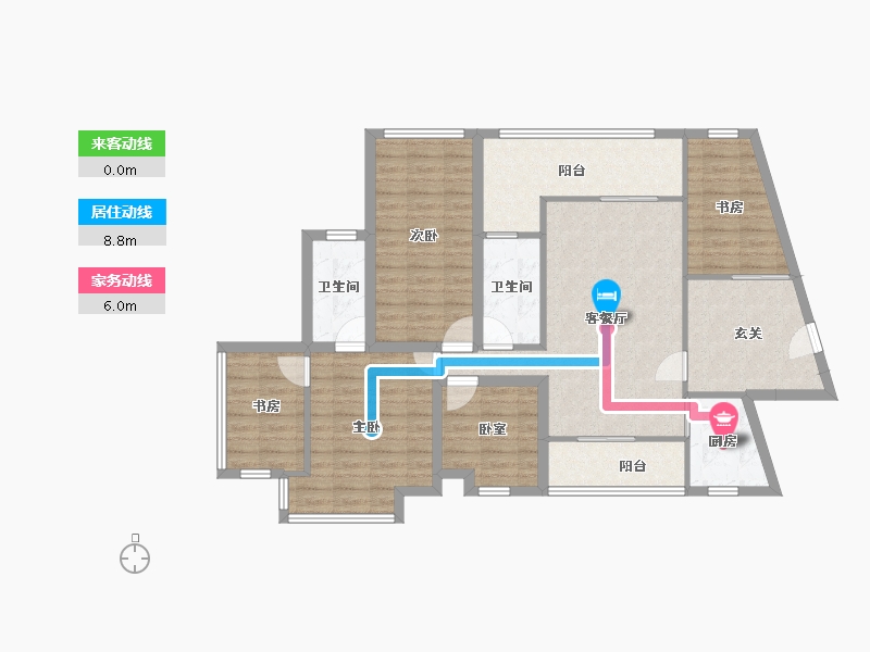 广东省-深圳市-聚龙苑-107.37-户型库-动静线