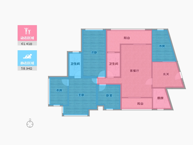 广东省-深圳市-聚龙苑-107.37-户型库-动静分区