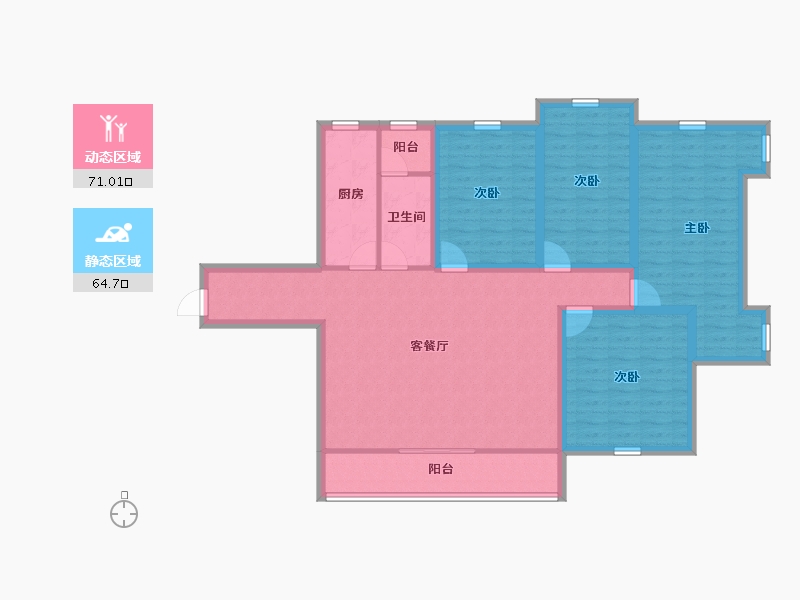 广东省-深圳市-文峰华庭-121.67-户型库-动静分区