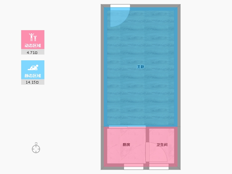 广东省-深圳市-潜龙鑫茂花园C区-16.67-户型库-动静分区