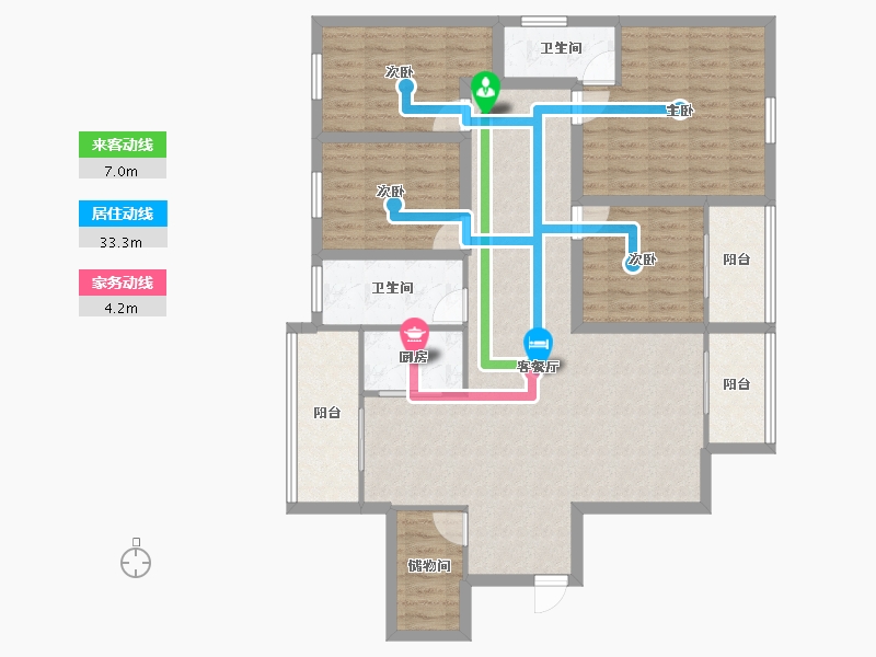 广东省-深圳市-金汐府小区-120.96-户型库-动静线