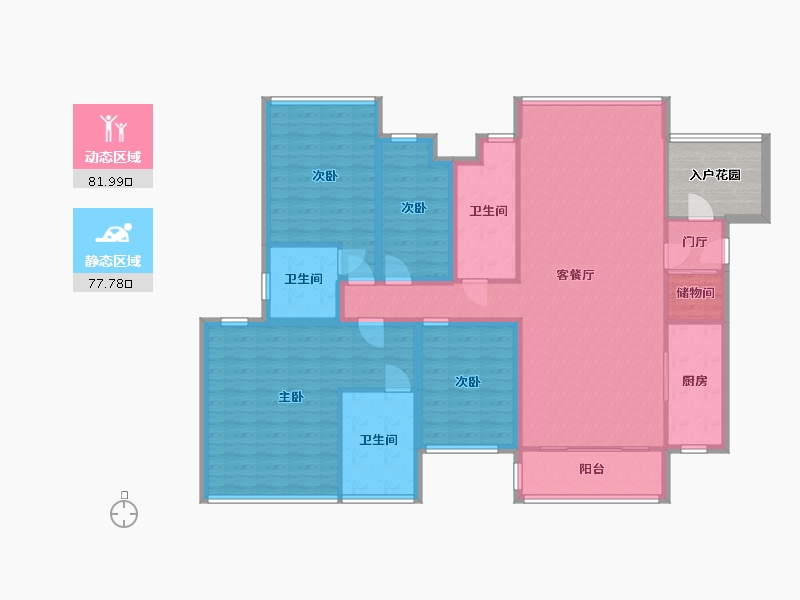 广东省-深圳市-星河盛世-151.31-户型库-动静分区