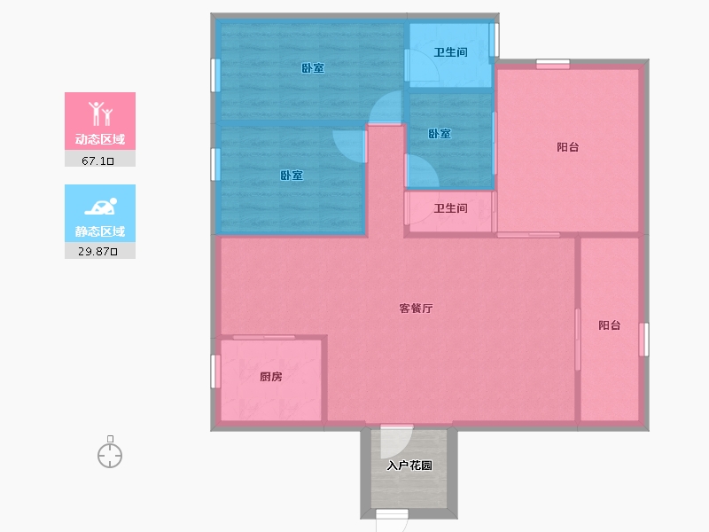 广东省-深圳市-聚龙苑-92.96-户型库-动静分区