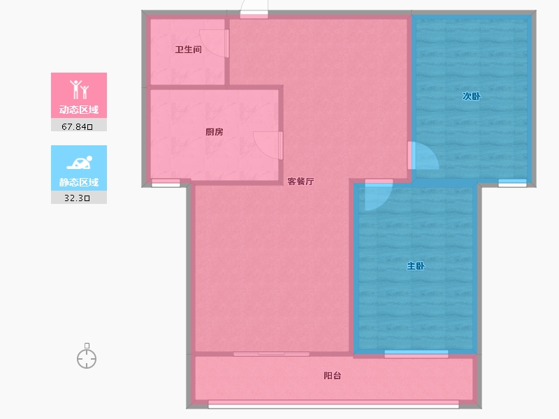 广东省-深圳市-星河盛世-90.44-户型库-动静分区