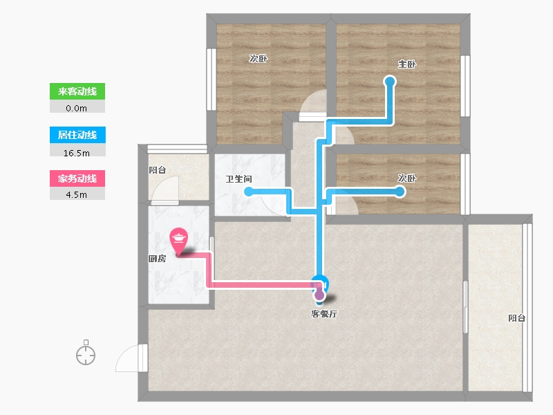 广东省-深圳市-滢水山庄一区-68.00-户型库-动静线