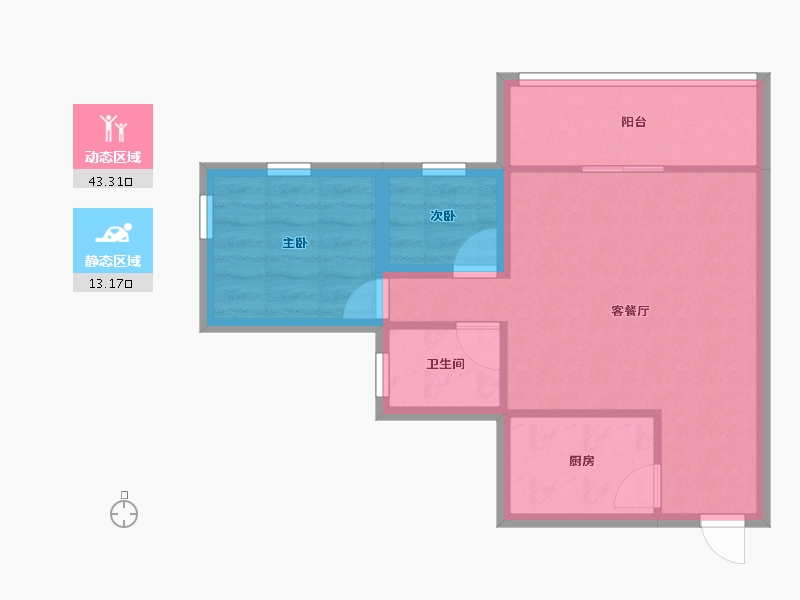 广东省-深圳市-中房怡芬花园-50.10-户型库-动静分区