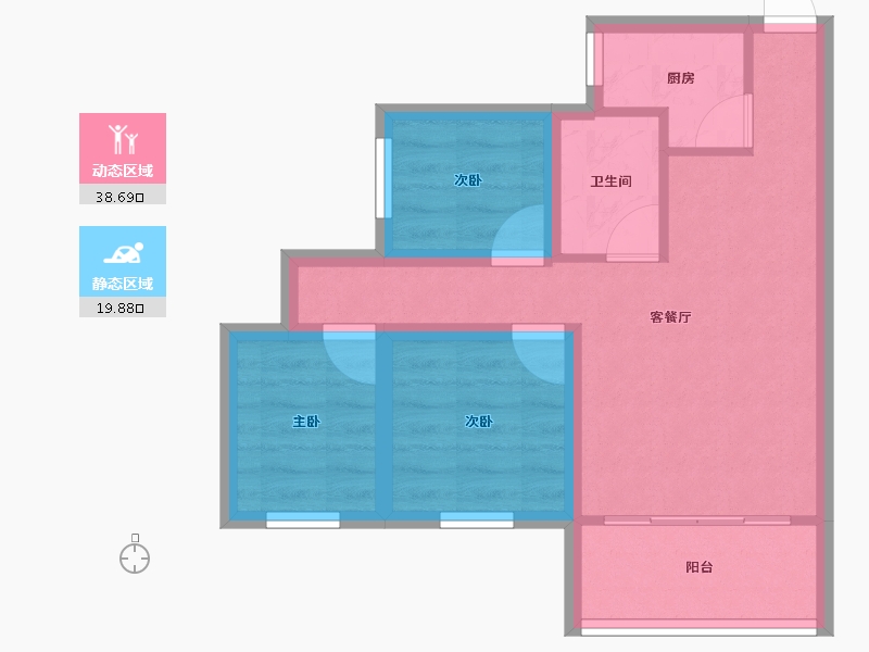 广东省-深圳市-梅花新园-51.01-户型库-动静分区