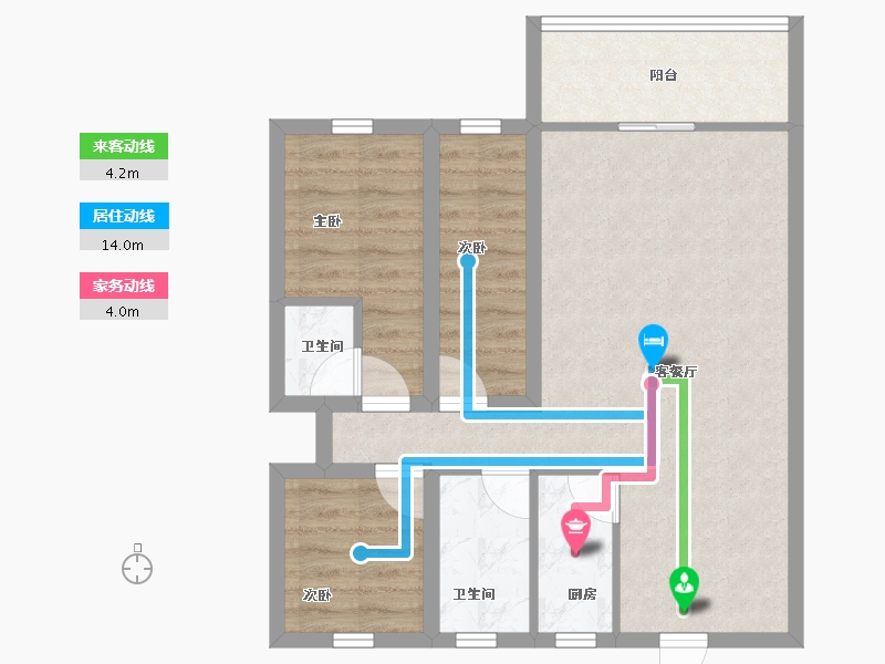 广东省-深圳市-德沁苑-67.38-户型库-动静线