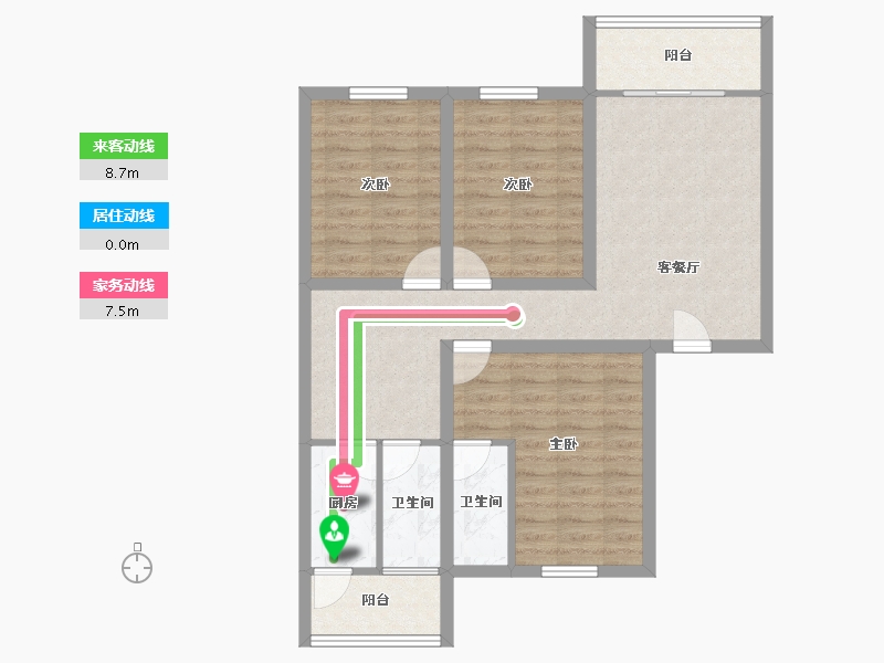 广东省-深圳市-滢水山庄一区-81.82-户型库-动静线