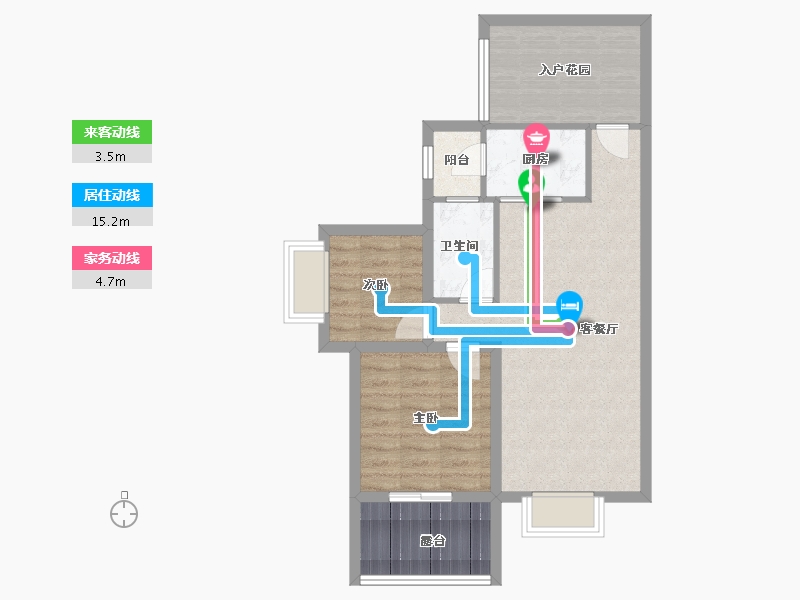 广东省-深圳市-卓能雅苑-68.21-户型库-动静线