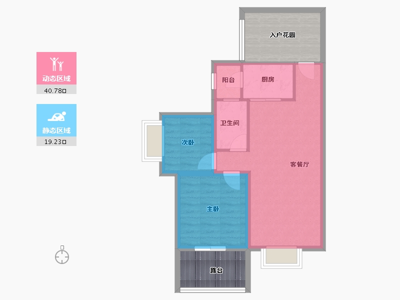 广东省-深圳市-卓能雅苑-68.21-户型库-动静分区