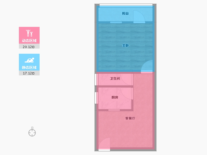 广东省-深圳市-龙岗中心广场-32.60-户型库-动静分区