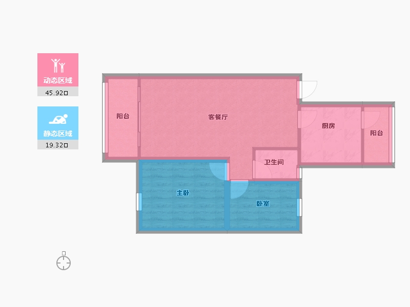 广东省-深圳市-桦润馨居-58.10-户型库-动静分区