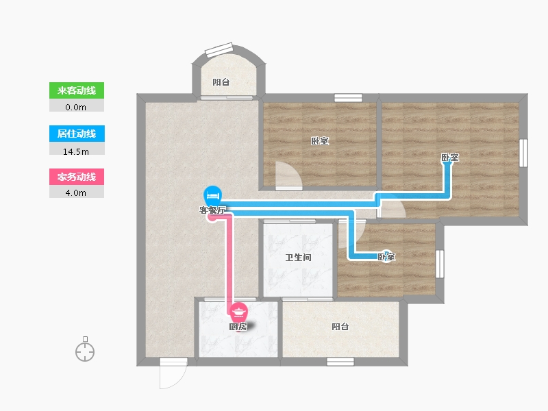 广东省-深圳市-南景豪庭-67.34-户型库-动静线