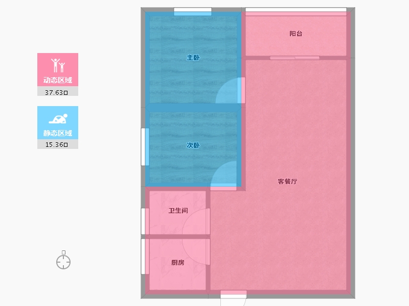 广东省-深圳市-龙岗中心广场-46.99-户型库-动静分区