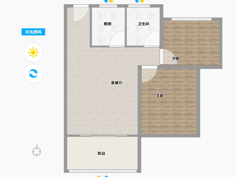 广东省-深圳市-锦绣御园-116.01-户型库-采光通风