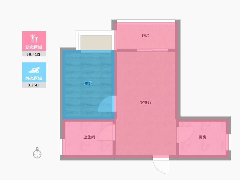 广东省-深圳市-百合星城一期-33.03-户型库-动静分区