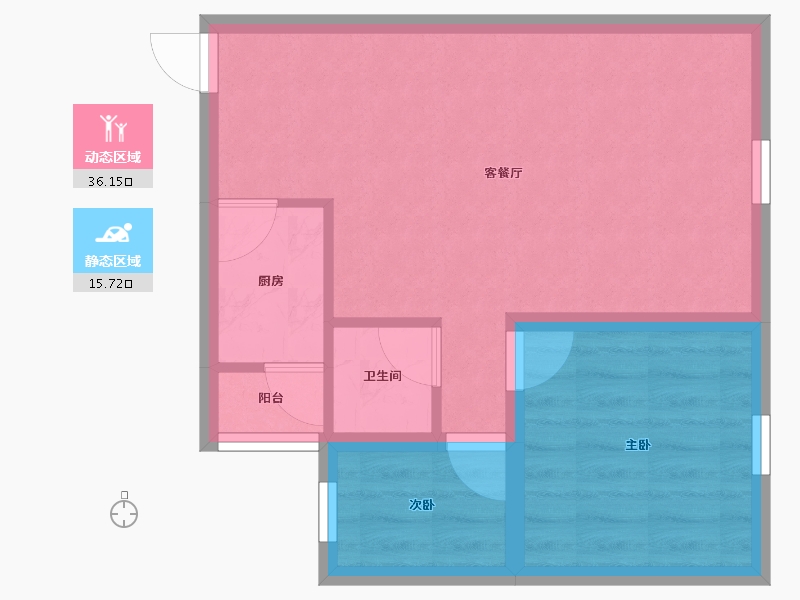 广东省-深圳市-中房怡芬花园-46.09-户型库-动静分区