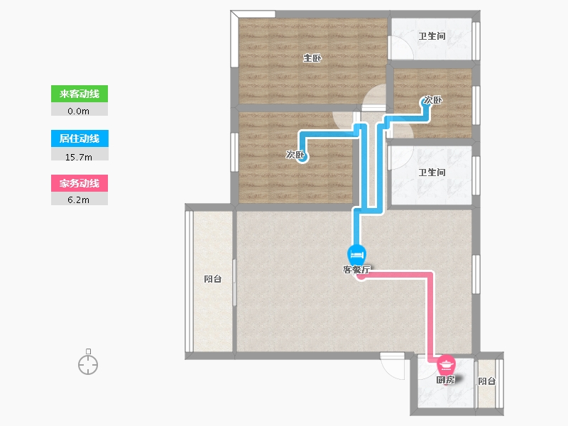 广东省-深圳市-颐安都会中央二期-88.51-户型库-动静线