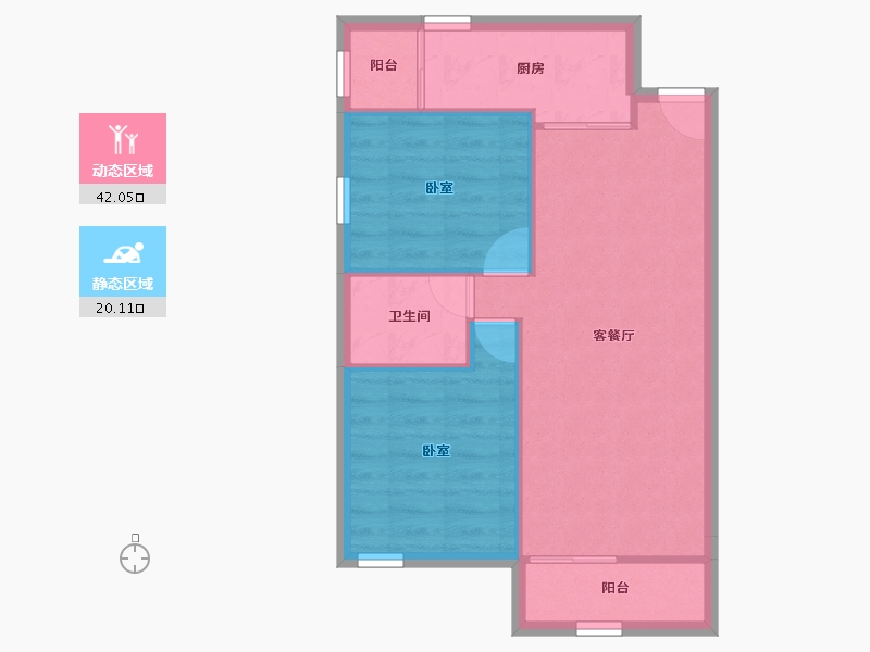 广东省-深圳市-和谐家园-56.25-户型库-动静分区