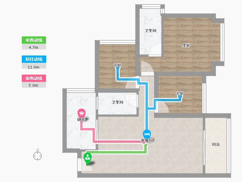 广东省-深圳市-星河盛世-67.40-户型库-动静线