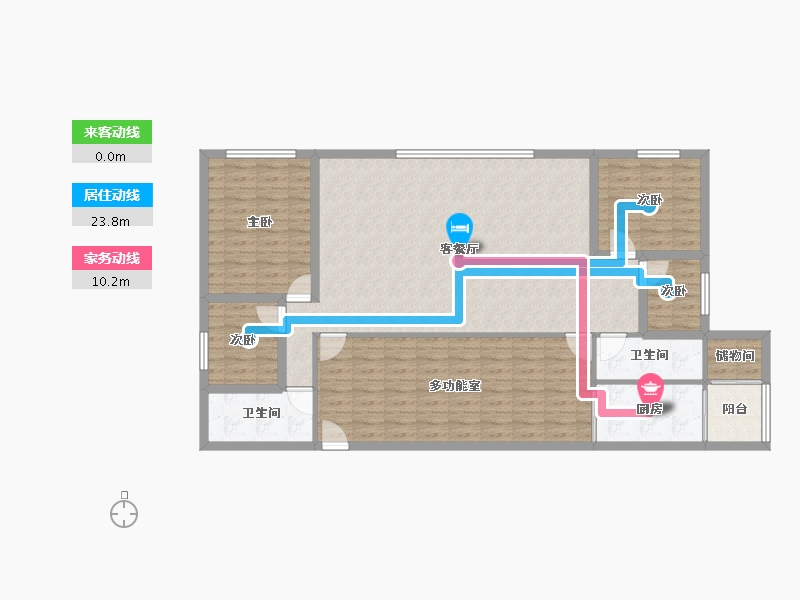 广东省-深圳市-金龙华广场-123.13-户型库-动静线