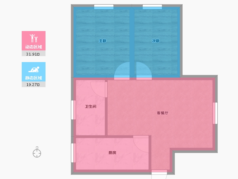 广东省-深圳市-百合星城一期-45.26-户型库-动静分区