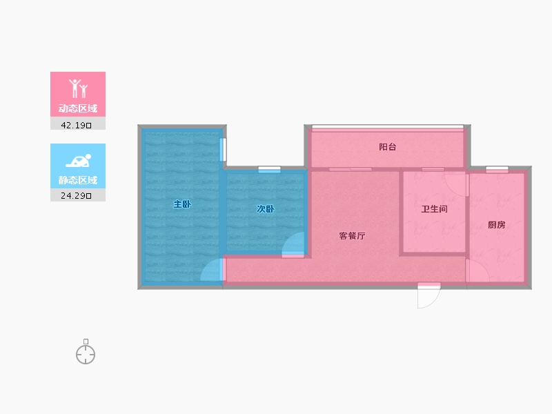 广东省-深圳市-龙泰轩-58.62-户型库-动静分区