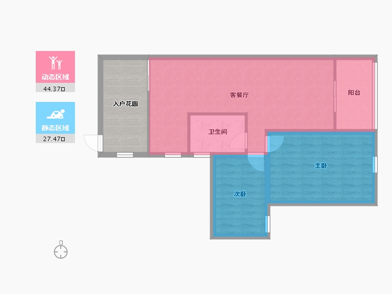 广东省-深圳市-名居绿海名居-74.22-户型库-动静分区