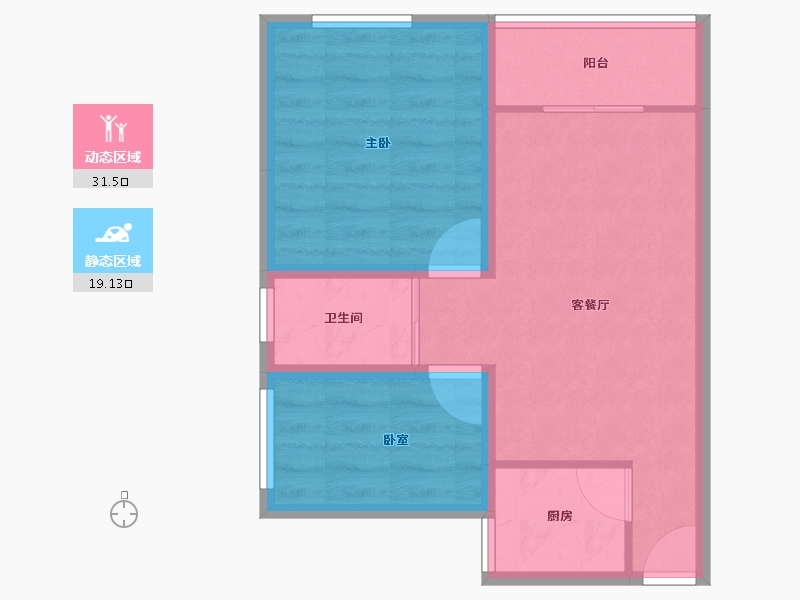 广东省-深圳市-崇文小区-45.38-户型库-动静分区