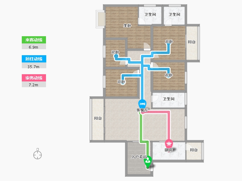 广东省-深圳市-金泓凯旋城-156.77-户型库-动静线