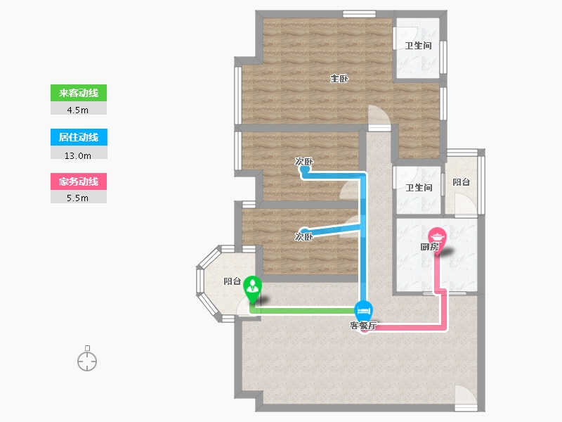 广东省-深圳市-星海名城（二期）-96.22-户型库-动静线