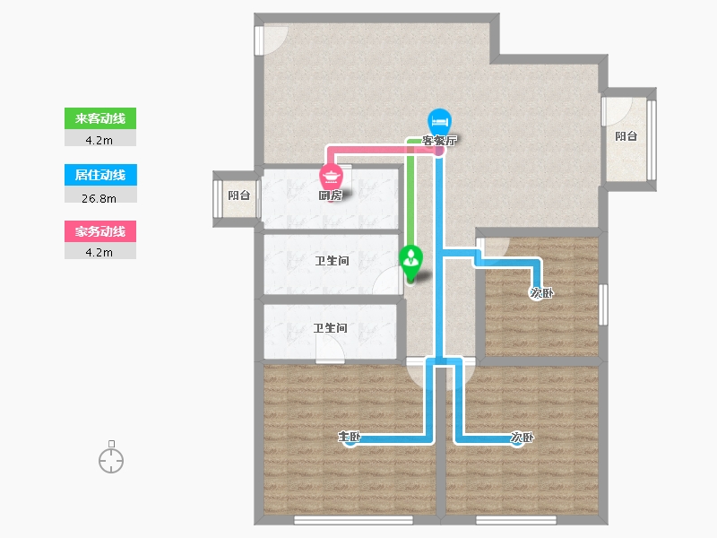 广东省-深圳市-星海名城(三期)-113.64-户型库-动静线