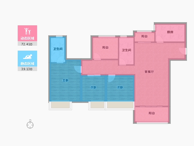 广东省-深圳市-华盛盛荟-99.90-户型库-动静分区