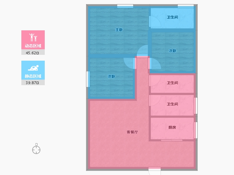 广东省-深圳市-豪业华庭-75.86-户型库-动静分区