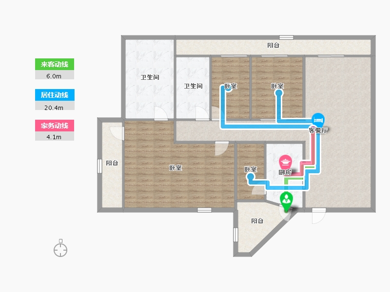 广东省-深圳市-星海名城(六期)-140.40-户型库-动静线