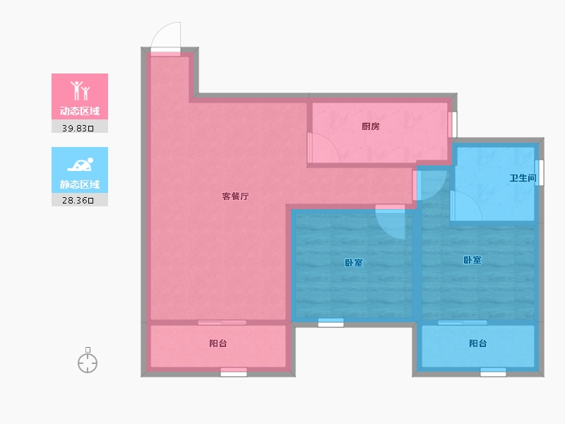 广东省-深圳市-合正汇一城-60.11-户型库-动静分区