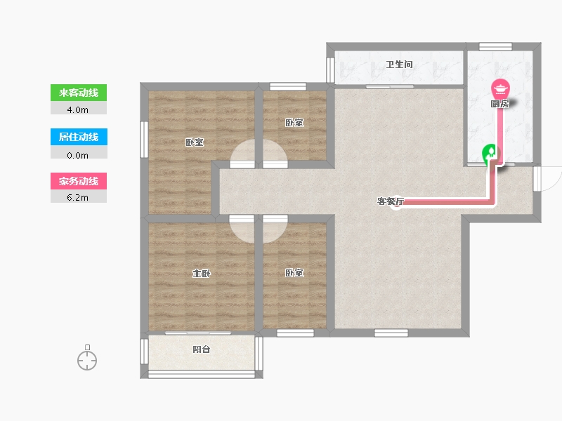 广东省-深圳市-海晖大厦-89.68-户型库-动静线