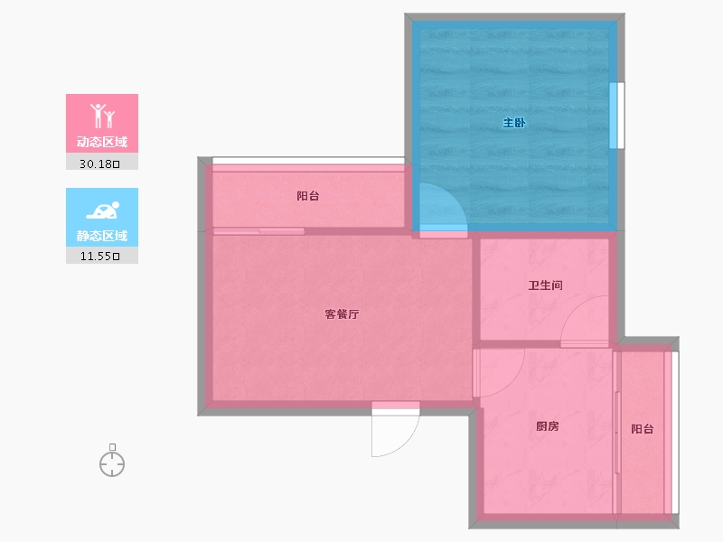 广东省-深圳市-海岸明珠-36.81-户型库-动静分区