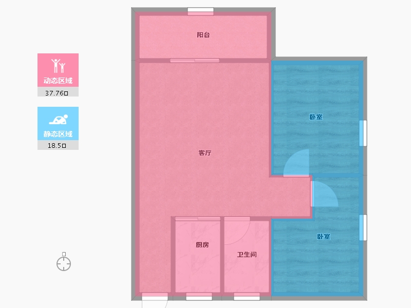 广东省-深圳市-鸿洲新都-50.74-户型库-动静分区