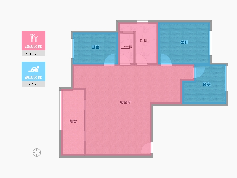 广东省-深圳市-振业天峦-78.75-户型库-动静分区