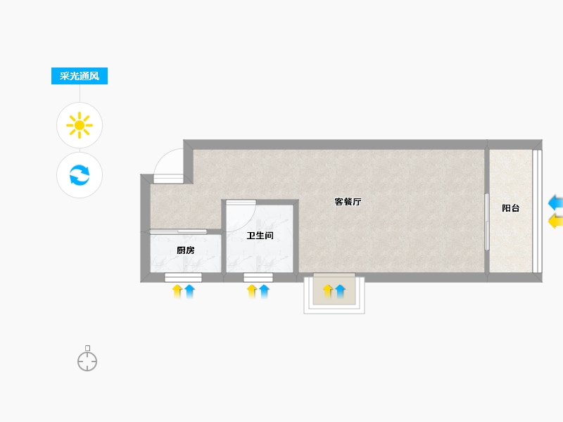 广东省-深圳市-时代骄子大厦-31.11-户型库-采光通风