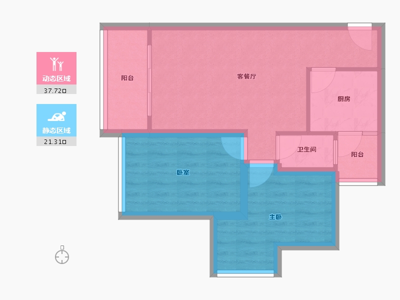 广东省-深圳市-菁英趣庭-51.98-户型库-动静分区