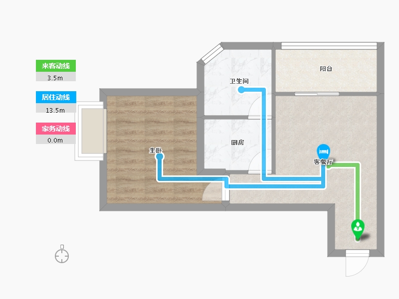 广东省-深圳市-中润大厦-42.62-户型库-动静线