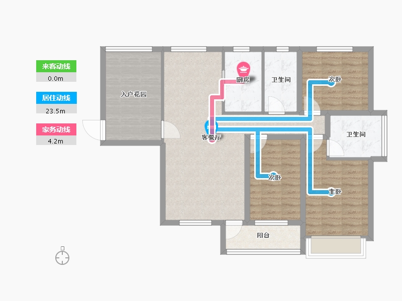 广东省-深圳市-壹克拉-93.05-户型库-动静线