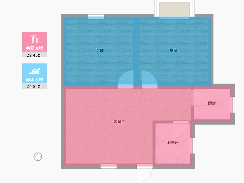 广东省-深圳市-常兴时代广场-47.29-户型库-动静分区