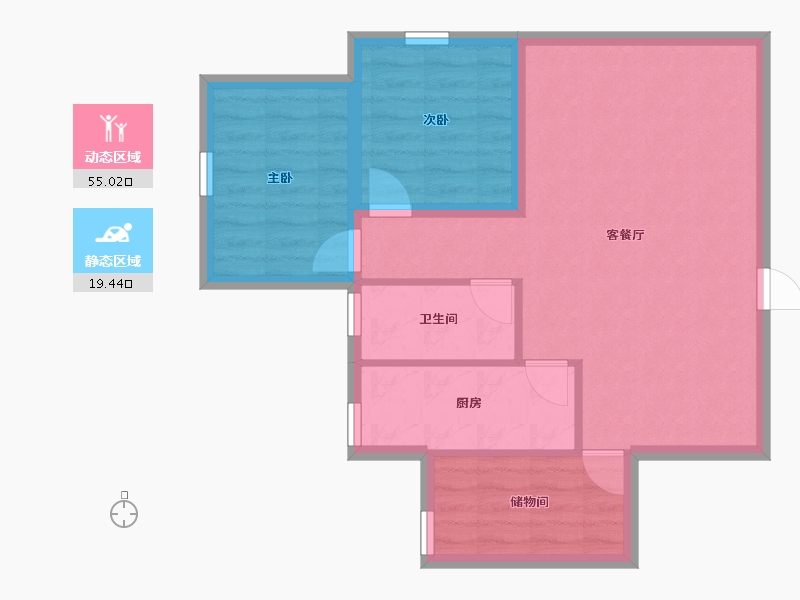 广东省-深圳市-海印长城-66.78-户型库-动静分区