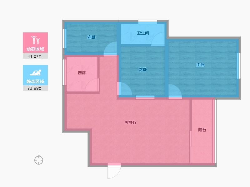 广东省-深圳市-前海华庭-66.52-户型库-动静分区