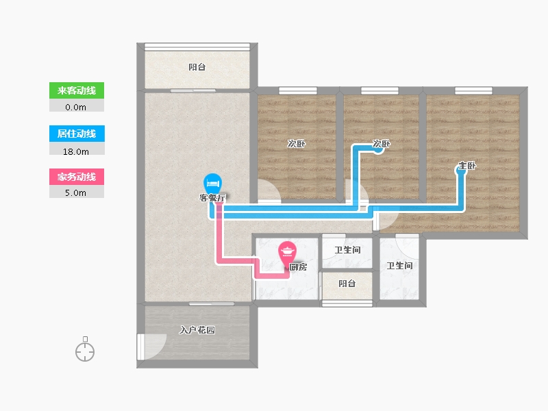 广东省-深圳市-兴华路2号(星航华府)-84.25-户型库-动静线